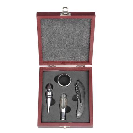 Kit De Acessórios Para Vinho Hauskraft 5 Peças Aço Inox - Western Menor preço em Kit De Acessórios Para Vinho Hauskraft 5 Peças Aço Inox - Western