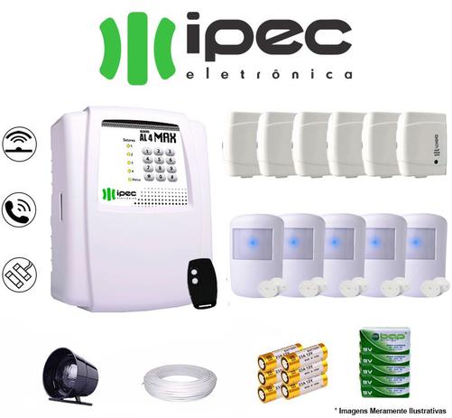 Kit de Alarme Residencial IPEC 6 Sensores Magnéticos 5 Sensores Infravermelho S/ Fio C/ Cabo é boa?