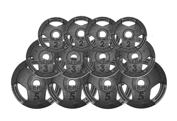 Kit de Anilhas Sport Luxo - 40Kg - Sepo - pesos é boa?