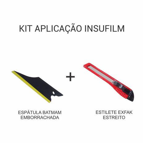 Kit de Aplicação de Insulfilm - Espátula Emborrachada + Estilete - Tacolado é boa?