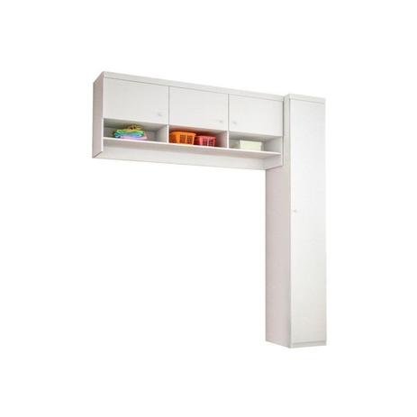 Kit de Armários Multiuso Lavanderia Eloísa 04 Portas Branco - Phoenix Menor preço em Kit de Armários Multiuso Lavanderia Eloísa 04 Portas Branco - Phoenix
