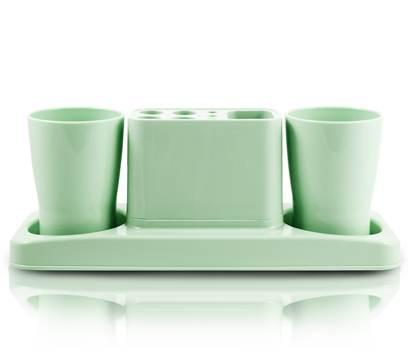 Kit de Banheiro de 4 Pçs - Jacki Design Menor preço em Kit de Banheiro de 4 Pçs - Jacki Design