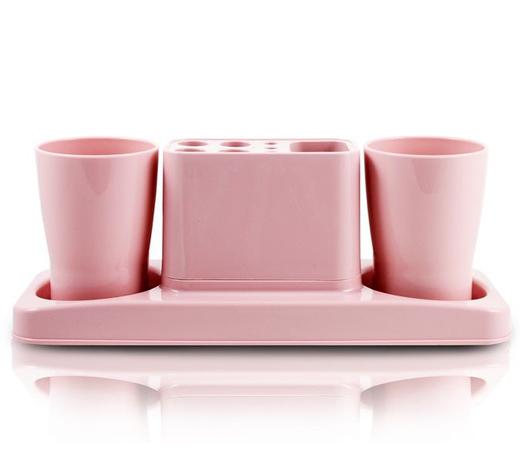 Kit de Banheiro de 4 Pçs LIFESTYLE Jacki Design ROSA Menor preço em Kit de Banheiro de 4 Pçs LIFESTYLE Jacki Design ROSA