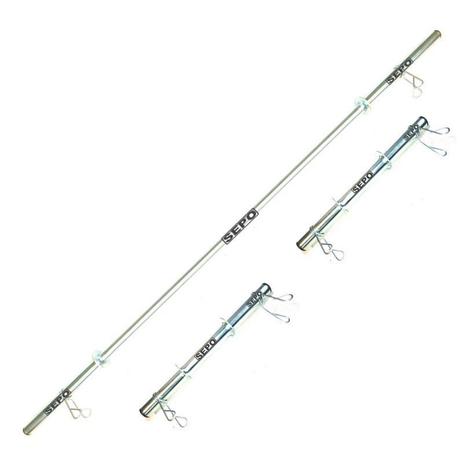 Kit de Barras Ocas para Halteres e Supino 40cm e 150cm com Presilhas - Sepo. Menor preço em Kit de Barras Ocas para Halteres e Supino 40cm e 150cm com Presilhas - Sepo.