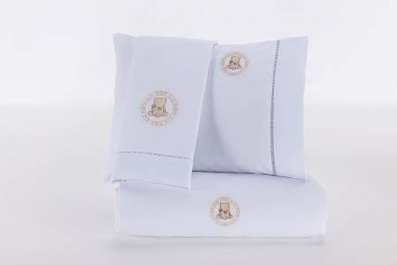 Kit de Berço 4 Peças 100 Algodão Ursinho Branco - A.constantini enxoval de bebê é boa?