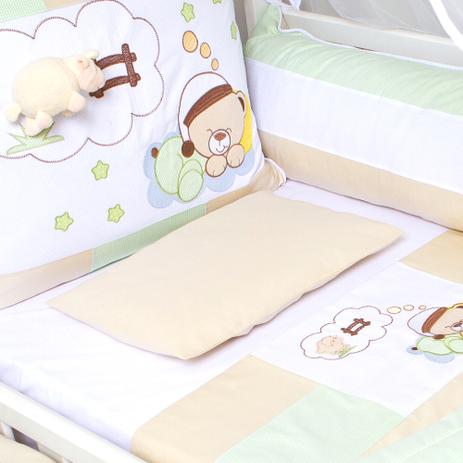 Kit de berço papi toys tamanho americano c/ cortinado 08 pçs Menor preço em Kit de berço papi toys tamanho americano c/ cortinado 08 pçs