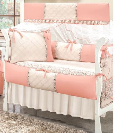 Kit de Berço Salmão Menina 8 Peças 100 Algodão - Nicoli ferri é boa?