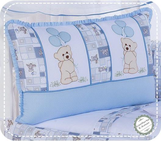 Kit de Berço Urso de balão 09 Pçs - Decoribitnga Menor preço em Kit de Berço Urso de balão 09 Pçs - Decoribitnga