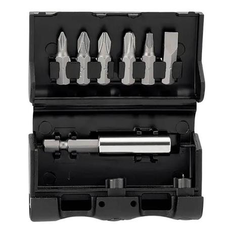 Kit de Bits com Prolongador com 7 Peças 71-820-LA BLACK & DECKER Menor preço em Kit de Bits com Prolongador com 7 Peças 71-820-LA BLACK & DECKER