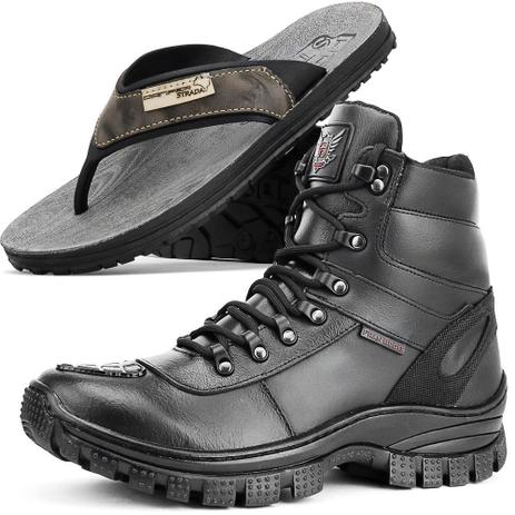 bota para motociclista masculina