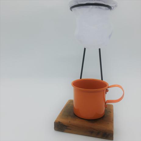 Kit de Café Egoista - Individual - 1 caneca Laranja - Demolição - feito a mão - Silvana vannucci Menor preço em Kit de Café Egoista - Individual - 1 caneca Laranja - Demolição - feito a mão - Silvana vannucci