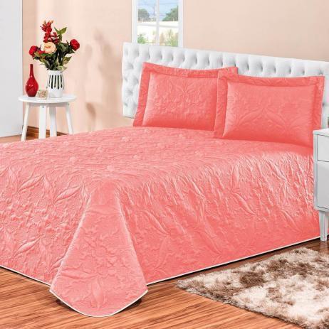 Kit De Cama Casal Queen Colcha Cobreleito Apollo Rosê - Colleone Enxovais Menor preço em Kit De Cama Casal Queen Colcha Cobreleito Apollo Rosê - Colleone Enxovais