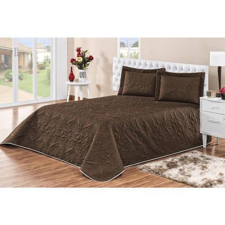 Kit De Cama Casal Queen Colcha Cobreleito Apollo Tabaco - Colleone Enxovais Menor preço em Kit De Cama Casal Queen Colcha Cobreleito Apollo Tabaco - Colleone Enxovais