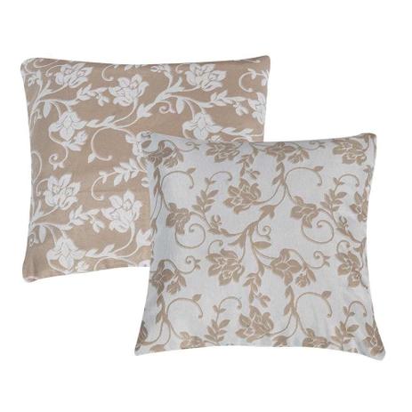 Kit de Capas para Almofada Sublime Jacquard 02 Peças 43cm x 43cm Com Zíper - Estampa 03/04 - Paulo cezar enxovais é boa?