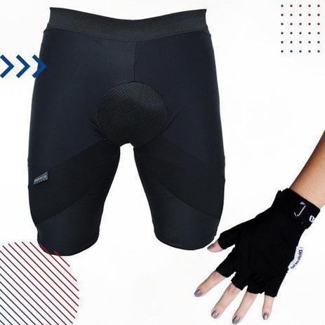 Kit de Ciclista - Bermuda Térmica de Ciclismo Acolchoada + Luva de Proteção Para Ciclismo - Digipulso Menor preço em Kit de Ciclista - Bermuda Térmica de Ciclismo Acolchoada + Luva de Proteção Para Ciclismo - Digipulso