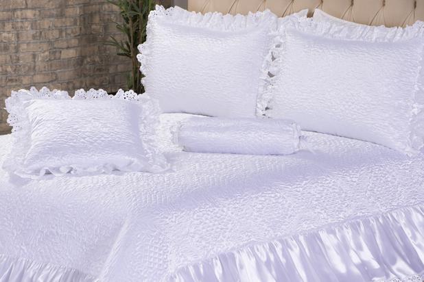 Kit de Cobre Leito Athena Casal Padrão 05 peças Branca - Home fernandes é boa?