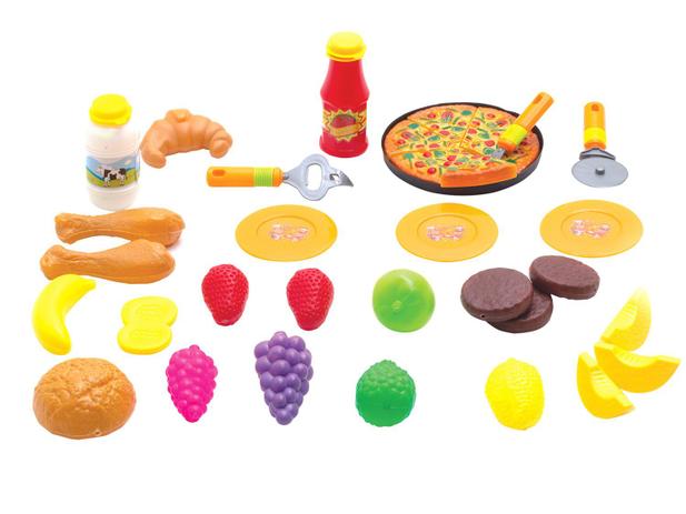 Kit de Comidinhas e Pizza 36 Peças Bel Fix - 923900 Menor preço em Kit de Comidinhas e Pizza 36 Peças Bel Fix - 923900