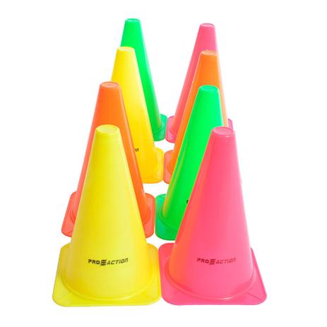Kit De Cones Para Treino De Agilidade 18 Cm - Proaction Menor preço em Kit De Cones Para Treino De Agilidade 18 Cm - Proaction