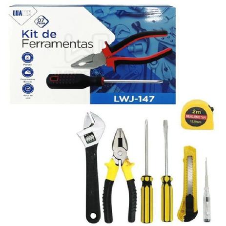 Kit de ferramentas 7 Peças Pequenos Reparos - Concise Fashion Style Menor preço em Kit de ferramentas 7 Peças Pequenos Reparos - Concise Fashion Style
