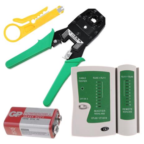 Kit de Ferramentas Alicate De Crimprar Cabo De Rede Certificador Básico com Bateria 9V - Knup é ruim? Kit de Ferramentas Alicate De Crimprar Cabo De Rede Certificador Básico com Bateria 9V - Knup é boa?