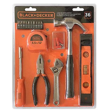 Kit De Ferramentas Casa E Escritório 36 Peças Black Decker Menor preço em Kit De Ferramentas Casa E Escritório 36 Peças Black Decker