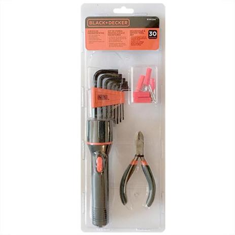 Kit de Ferramentas Casa e Escritório com 30 Peças BLACK DECKER Menor preço em Kit de Ferramentas Casa e Escritório com 30 Peças BLACK DECKER