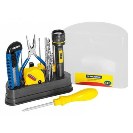 Kit de ferramentas com 14 peças - Tramontina Menor preço em Kit de ferramentas com 14 peças - Tramontina