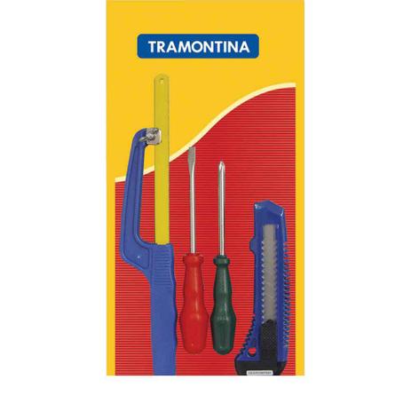 Kit de ferramentas com 4 peças 43408304 Tramontina Menor preço em Kit de ferramentas com 4 peças 43408304 Tramontina