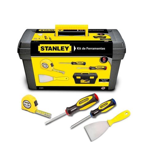 Kit de ferramentas com 5 peças - ST-KIT1 - Stanley Menor preço em Kit de ferramentas com 5 peças - ST-KIT1 - Stanley
