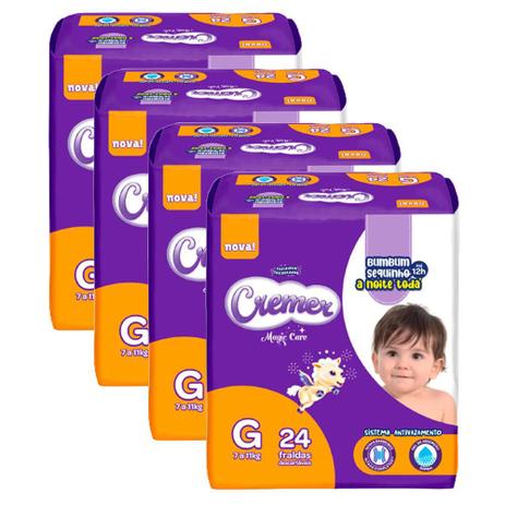 Kit de Fraldas Cremer Disney Baby Tamanho G com 96 Unidades é boa?