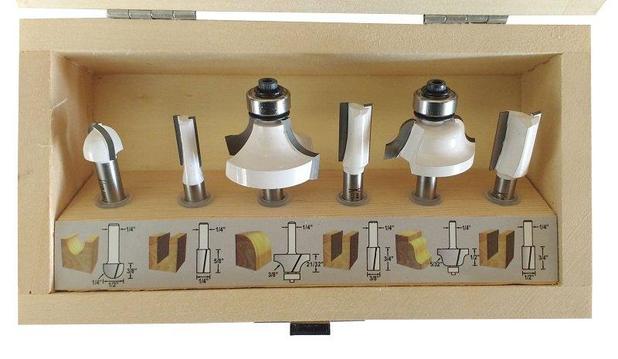 Kit De Fresas Encaixe De 1/4 Pol 6 Pcs D-53578 Makita Menor preço em Kit De Fresas Encaixe De 1/4 Pol 6 Pcs D-53578 Makita
