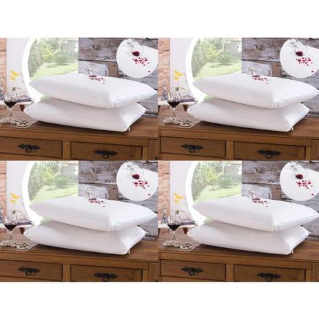 Kit de Fronhas Impermeáveis Bia para Travesseiro 70cm x 50cm 08 Peças Com Zíper - Branco - Bia enxovais Menor preço em Kit de Fronhas Impermeáveis Bia para Travesseiro 70cm x 50cm 08 Peças Com Zíper - Branco - Bia enxovais