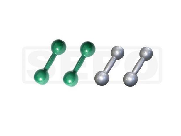 Kit de Halteres Emborrachados Pares de 2Kg e 3Kg - Sepo - pesos Menor preço em Kit de Halteres Emborrachados Pares de 2Kg e 3Kg - Sepo - pesos