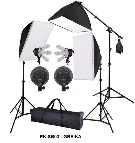Kit De Iluminação Completo Eros Greika - PK-SB03 110v Menor preço em Kit De Iluminação Completo Eros Greika - PK-SB03 110v