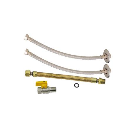 Kit de Instalação para Aquecedor a Gás Dn15 1/2”X40cm - Gtres Menor preço em Kit de Instalação para Aquecedor a Gás Dn15 1/2”X40cm - Gtres