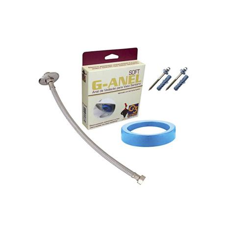 Kit de Instalação para Bacia com Caixa Acoplada com 4 Peças - Gtres Menor preço em Kit de Instalação para Bacia com Caixa Acoplada com 4 Peças - Gtres