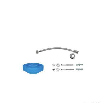 Kit de instalação para bacia com caixa fixa vertical cromado Deca Menor preço em Kit de instalação para bacia com caixa fixa vertical cromado Deca