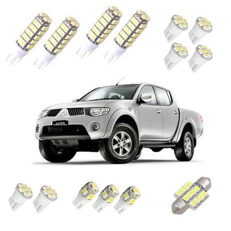 Kit de Lampadas Led Completo Triton L200 Super Branca Xenon - Mfl Menor preço em Kit de Lampadas Led Completo Triton L200 Super Branca Xenon - Mfl