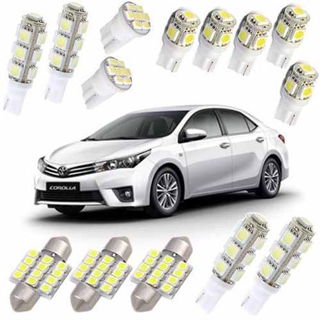 Kit de Lampadas Led Corolla Pingo Teto Placa Ré Xenon Torpedo - Mfl é boa?