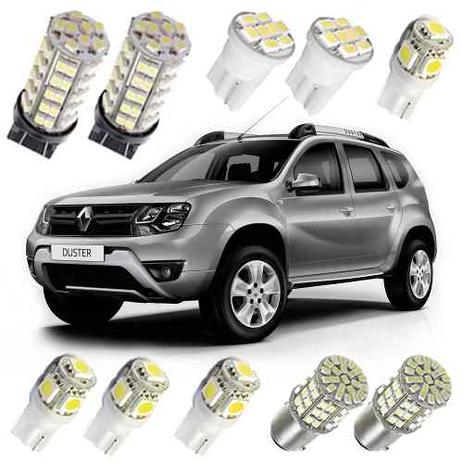 Kit de Lampadas Led Duster 2016 Pingo Placa Torpedo Xenon - Mfl Menor preço em Kit de Lampadas Led Duster 2016 Pingo Placa Torpedo Xenon - Mfl