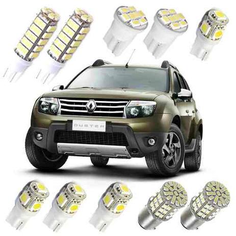 Kit de Lampadas Led Duster Pingo Luz Teto Placa Ré Xenon - Mfl Menor preço em Kit de Lampadas Led Duster Pingo Luz Teto Placa Ré Xenon - Mfl