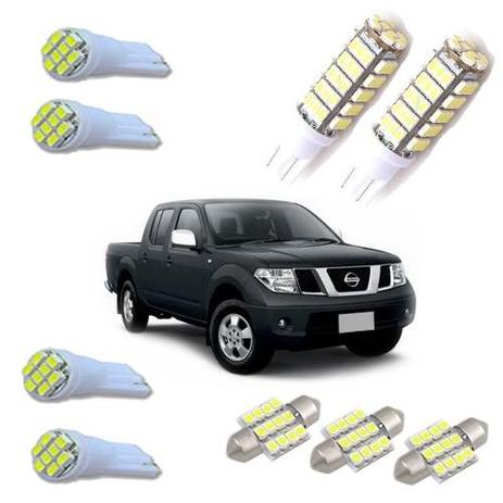 Kit de Lampadas Led Frontier Nissan Ré Teto Placa Farolete! - Mfl Menor preço em Kit de Lampadas Led Frontier Nissan Ré Teto Placa Farolete! - Mfl