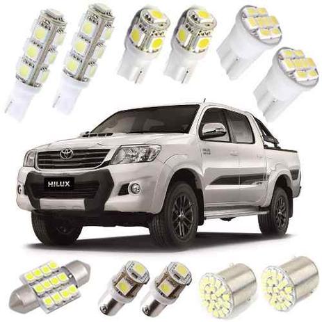 Kit de Lampadas Led Hilux 2004 À 2015 Pingo Teto Placa Ré Xenon - Mfl é boa?