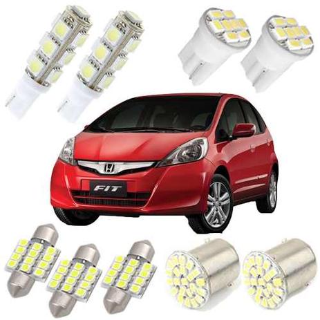 Kit de Lampadas Led Honda Fit City Civic Pingo Torpedo Ré Placa - Mfl é boa?