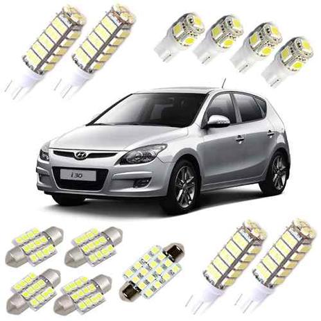 Kit de Lampadas Led I30 Pingo Teto Placa Ré Torpedo Xenon - Mfl Menor preço em Kit de Lampadas Led I30 Pingo Teto Placa Ré Torpedo Xenon - Mfl
