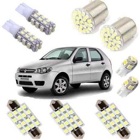 Kit de Lampadas Led Palio Pingo Teto Placa Meia Luz Ré - Mfl Menor preço em Kit de Lampadas Led Palio Pingo Teto Placa Meia Luz Ré - Mfl