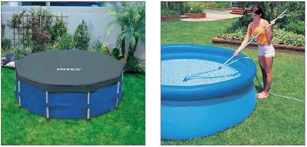 KIT DE LIMPEZA + CAPA 3,66 M ESTRUTURAL Intex Menor preço em KIT DE LIMPEZA + CAPA 3,66 M ESTRUTURAL Intex