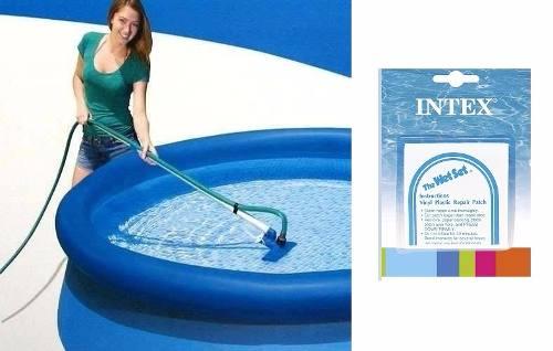Kit de Limpeza e Manutenção Intex com Aspirador e Peneira + Kit Intex com 06 Adesivos de Reparo 59631 Menor preço em Kit de Limpeza e Manutenção Intex com Aspirador e Peneira + Kit Intex com 06 Adesivos de Reparo 59631