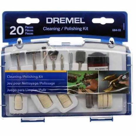 Kit De Limpeza E Polimento Mod 684-01 C / 20 Peças - Dremel Menor preço em Kit De Limpeza E Polimento Mod 684-01 C / 20 Peças - Dremel