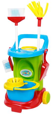 Kit De Limpeza Infantil Cleaning Trolley - Maral Menor preço em Kit De Limpeza Infantil Cleaning Trolley - Maral